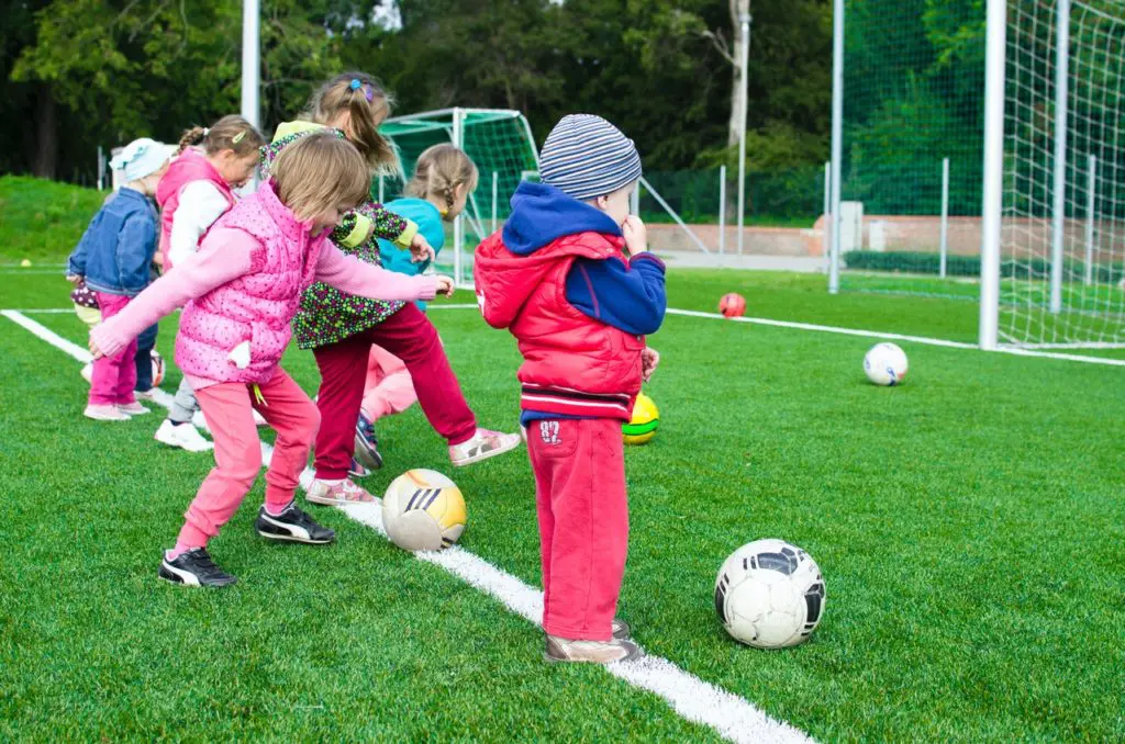 Playing sports as a preschooler has many benefits. 